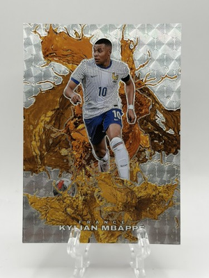 #ad 2024 Panini Black Friday A Splash of Color 25 Kylian Mbappe #KM SSP Super Rare $285.00
