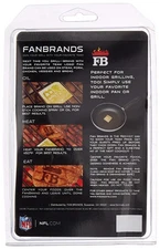FanBrands NFL Team Logo Branding Plate for Barbecue or Grill