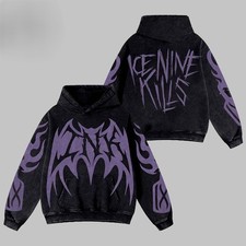 Ice Nine Kills The Laugh Track Molotov All Over Print Retro 3D Hoodie, AOP