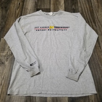 Jeff Gordon T-Shirt Lg Sleeve Nascar Racing Winston Cup Dupont Size Medium