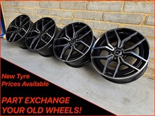 Genuine 19" Mercedes E CLE C Class AMG Y Spoke Black Diamond Cut Alloy Wheels