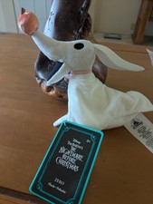 Disney Store The Nightmare Before Christmas ZERO Plush Ghost Pet NWT