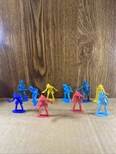 Vintage Lot 1I Plastic Toy Cowboy some Marx Figures Lot of 10