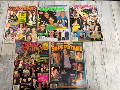 #ad SUPERSTARS NSYNC 90 2000’s Timberlake Britney Christina Backstreet Hanson Lot 5 $29.99