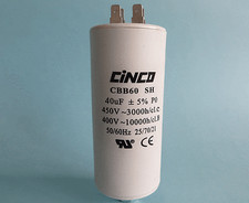 AIR CONDITIONER  40 uF 500volt Motor Start  & Run Capacitor