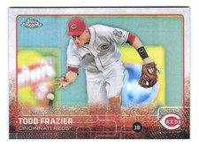 2015 Topps Chrome Baseball Refractor #72 Todd Frazier Cincinnati Reds