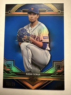 Kodai Senga 2024 Topps Triple Threads 102 Sapphire Edition 23/25