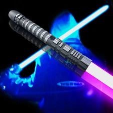 39inch Duel Lightsaber RGB 16 Colors 4 Sound Fonts Light Saber Smooth Swing 99cm