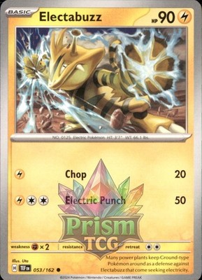 Electabuzz 53/162 Common Temporal Forces Pokemon