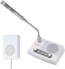 DESHUN DS-989 Window Intercom System Full Duplex Speaker for Office Bank Store