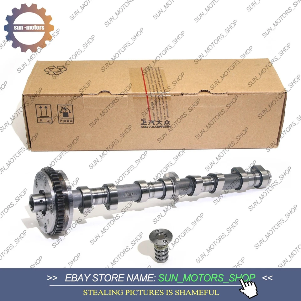 OEM Intake Camshaft 06H109021K For VW Tiguan Passat CC AUDI A3 A4 Q5 2.0 TSI Foto 4 de 4