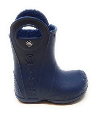 Crocs Kinder Regenstiefel blau 211052 410 handle rain boot navy blue