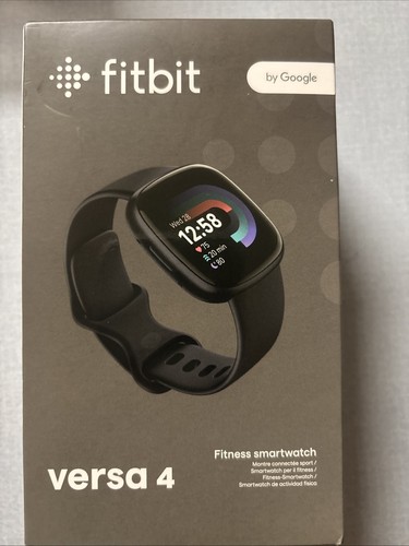 Reloj Inteligente Fitbit Versa 4 Fitness - Negro Nuevo Precintado