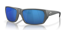 NEW Costa Del Mar TAILFIN Polarized Sunglasses Gray / Blue 580p Lens