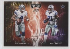 2017 Playoff Thunder and Lightning 1st Down /99 Dak Prescott Ezekiel Elliott 1u6