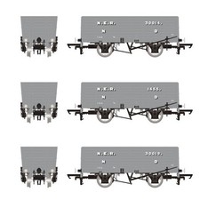 Accurascale ACC2817 P6 Hopper Pre-Grouping: NER Grey Triple Pack OO Gauge