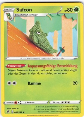 Safcon 2/192 Clash der Rebellen Asako Ito POKEMON LP