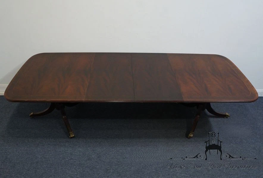 THOMASVILLE FURNITURE Mahogany Collection Traditional Style 112" Double Pedes... - Image 4 of 4