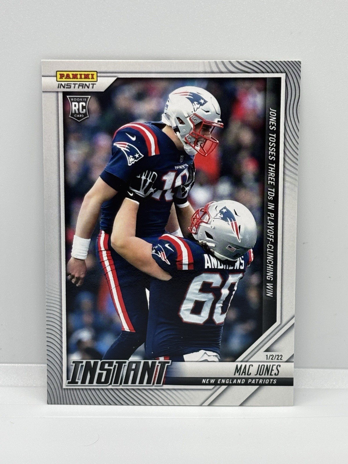 Mac Jones Panini Instant NFL #160 Base