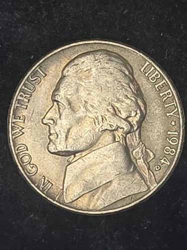 1984-D Jefferson Nickel — photo from the most recent tracked eBay sale