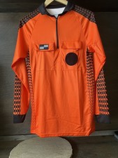 Official Sports SOCCER Referee Jersey USSF Pro Long-Sleeve SMALL ORANGE NISOA