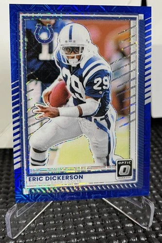 2025 Donruss Optic Eric Dickerson Blue Mojo #59 /55 Indianapolis Colts