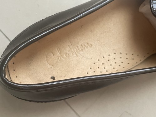 COLE HAAN Air Dark Brown Patent Leather Penny Loafers SIZE 6 1/2 B Women - Picture 6 of 6