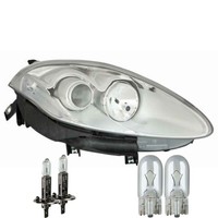 Halogen Scheinwerfer Links H1/H1 Chrom FüR Fiat Bravo II Inklusive Lampen