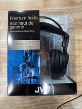 JVC HARX900 Premium Audio Full-size Around Ear Headphones - 50mm Driver Black 