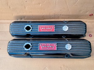 SRS Polished Aluminum Valve Covers – Fits Big Block Dodge Mopar 383 440, Fabricated, Hardware Included