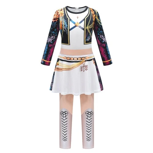 Girls Kpop Demon Hunters Cosplay Jumpsuit Rumi Zory Mira Costume Bodysuit Dress - Picture 25 of 66