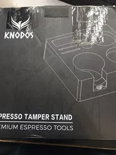 KNODOS 54mm  Premium Espresso Tamper Stand Tool Brand New Open Box