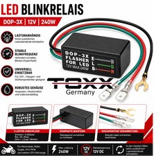 Blinkrelais Blinker Relay Blinkgeber Motorrad Roller Auto Pkw Quad ATV 12V LED