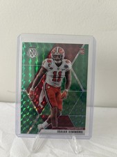 2020 MOSAIC GREEN PRIZM #245 ISAIAH SIMMONS RC ARIZONA CARDINALS