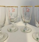 Set of 4 Irish Coffee Stem Glasses W/Coffee Recipe Made By Collin’s Inglis Ltd. — photo 8