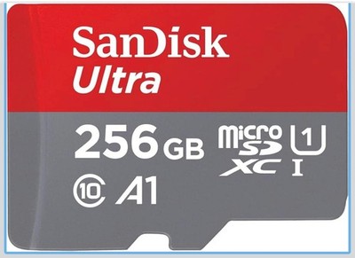 SanDisk Ultra 256GB microSDXC Speicherkarte UHS-I A1 150MB/s inkl. Adapter