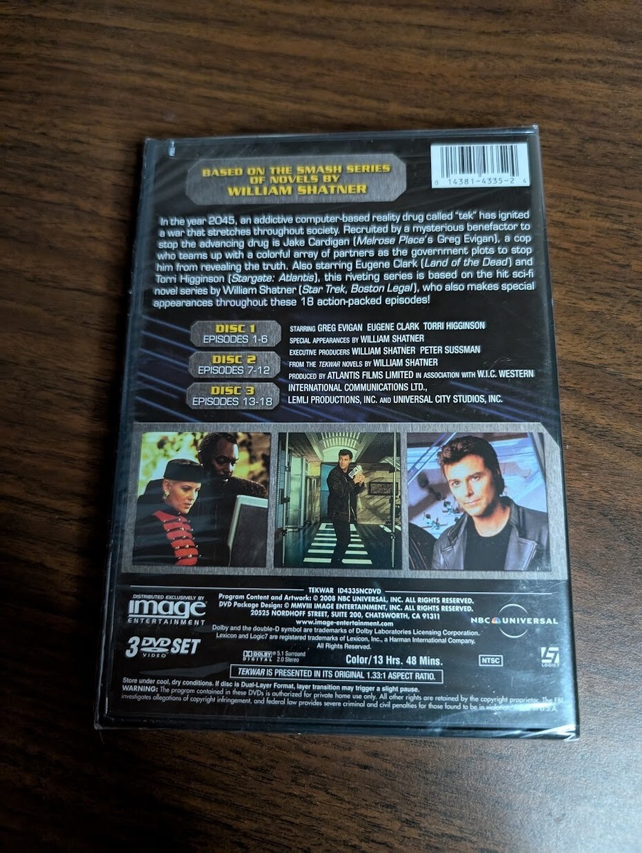 Tekwar: the Complete Series (1995) for sale online | eBay