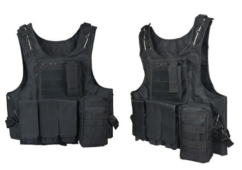 Army Military Tactical Vest Molle Combat Assault Plate Carrier Hunting Vest CS - Picture 22 of 28