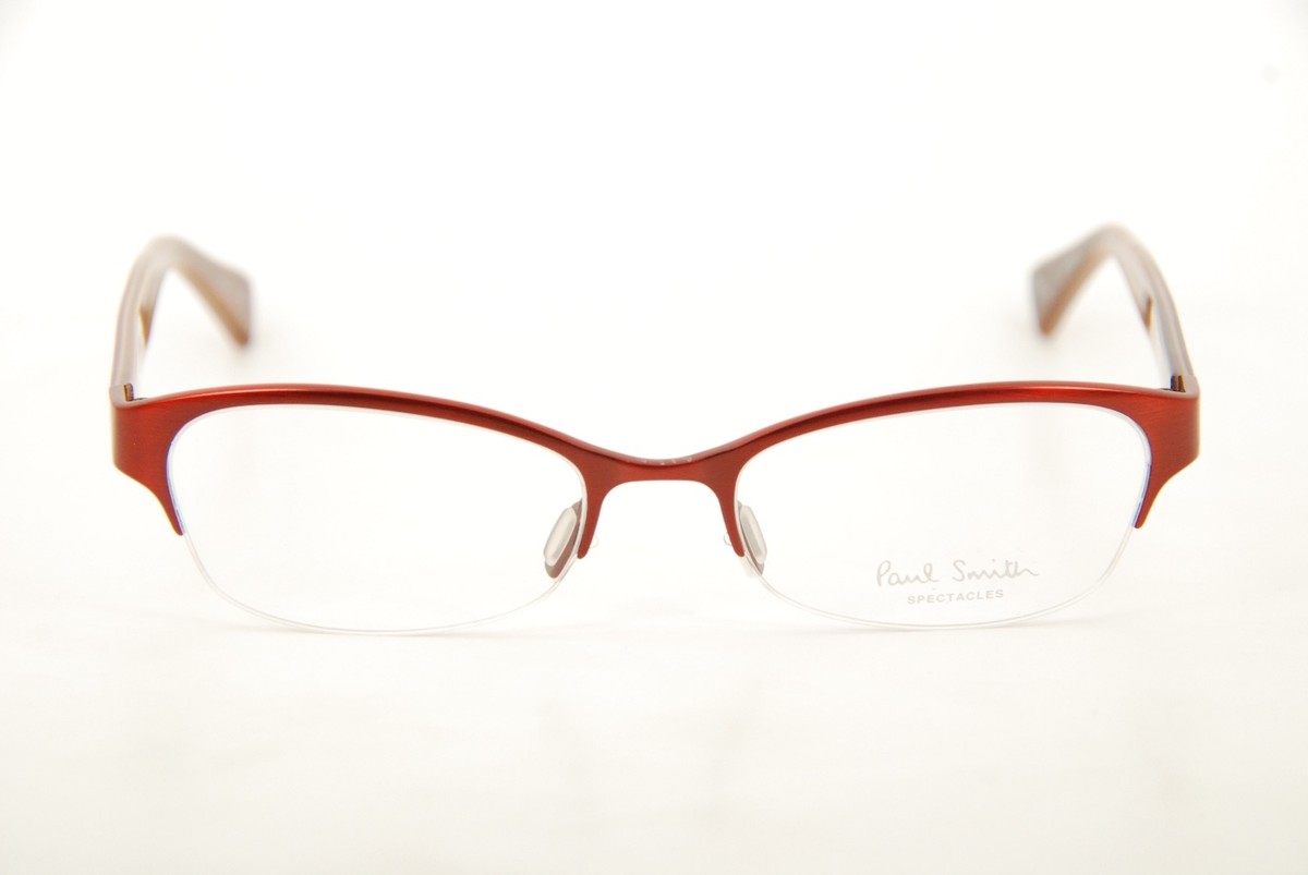 Rare Authentic Paul Smith Burnette NBR/GASYC 50mm Red Frames 
