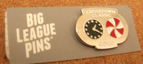 Crosstown Classic pin Cubs clock White Sox pinwheel 2023 MLB c45321