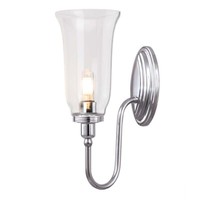 Wandlampe Leuchte Spiegellampe Led Treppenhausleuchte Glas Flurlampe Chrom P44