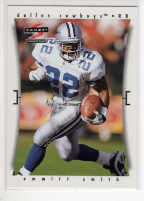 1997 SCORE PINNACLE EMMITT SMITH FOOTBALL CARD #4 EX
