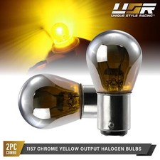 P215w 1157 Dual Filament Stealth Chrome Yellow Halogen Bulbs Pair P215w 1157 Dual Filament Stealth Chrome Yellow Halogen Bulbs Pair