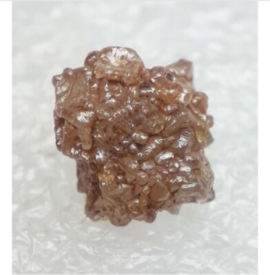 Diamant naturel, rouge brut, 0,90 ct, diamant non coupé, diamant brut brut, 