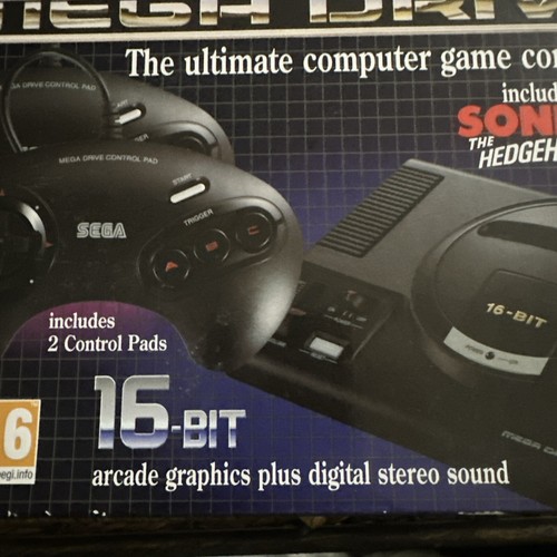 SEGA MEGA DRIVE MINI , 2 CONTROL PADS 42 CLASSIC GAMES CONSOLE OFFICIAL NEW - Picture 8 of 12