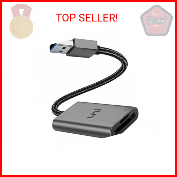 SD Card Reader, uni High-Speed USB 3.0 to Micro SD Card Adapter, Aluminum Comput-image
