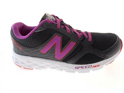 BLACK/PINK SPEEDRIDE RUNNING SHOES Sz 