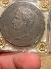 10 tornesi 1859 francesco II zecca roma periziato spl