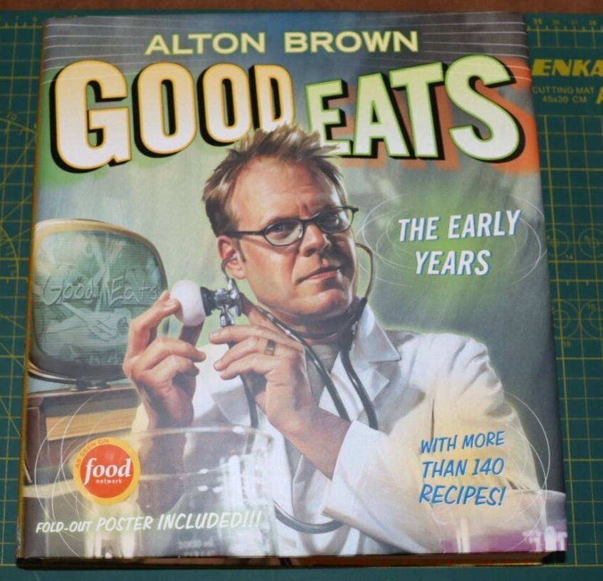Alton Brown Good Eats Vol 1 2 & 3 Hardcover and I'm just here for food