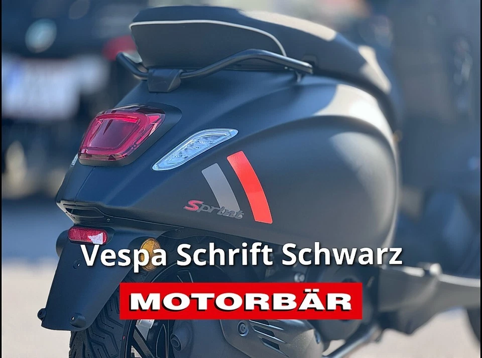 Vespa Sprint 125ie 3v S E5 plus schwarz matt nero 125ccm , netto: € 4665.- - Bild 3 von 4